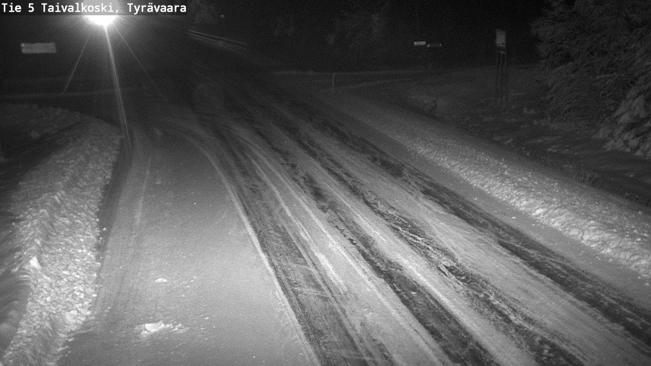 Weather Camera Image Väg 5 Taivalkoski, Tyrävaara, Taivalkoski, Pohjois-Pohjanmaa