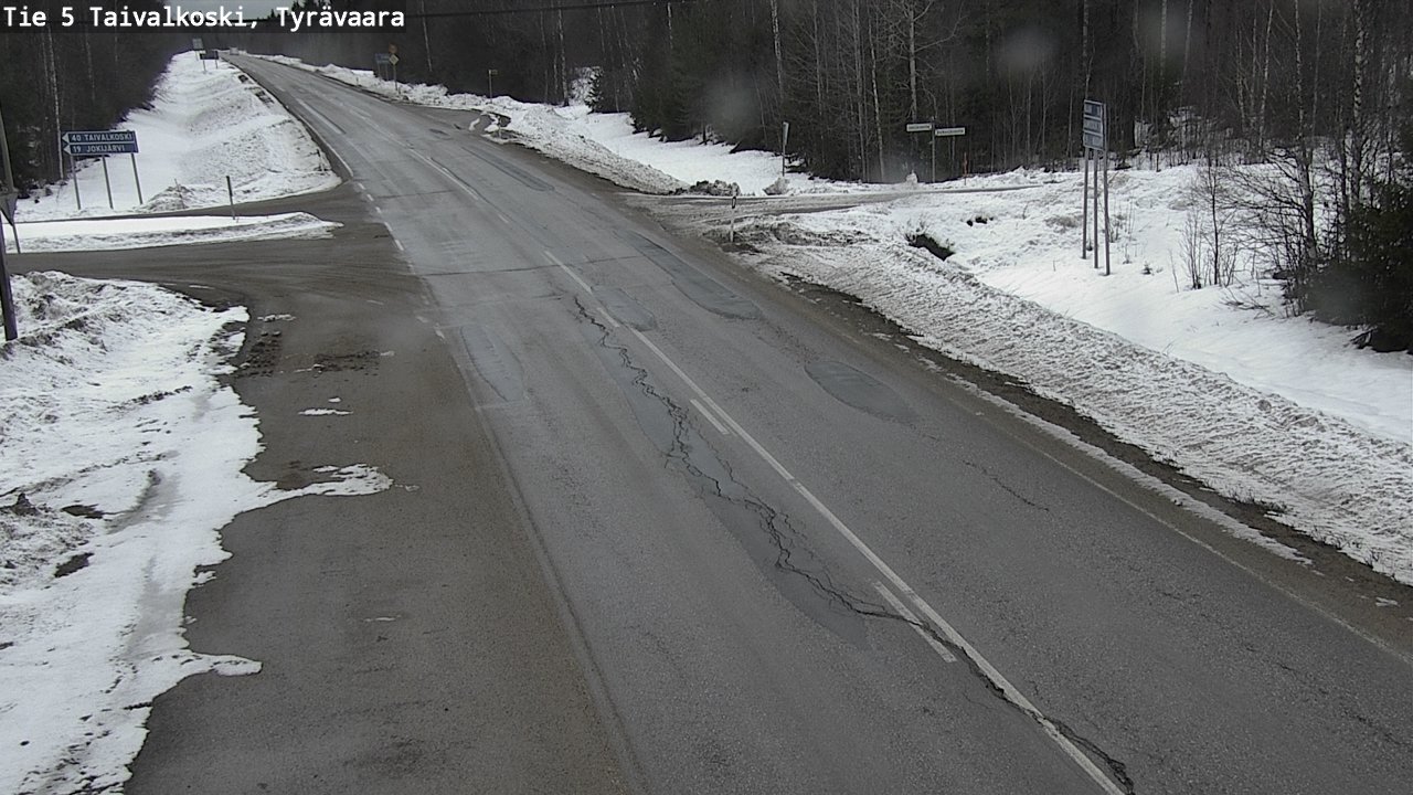 Kelikamerat Kuva Tie 5 Taivalkoski, Tyrävaara, Taivalkoski, Pohjois-Pohjanmaa