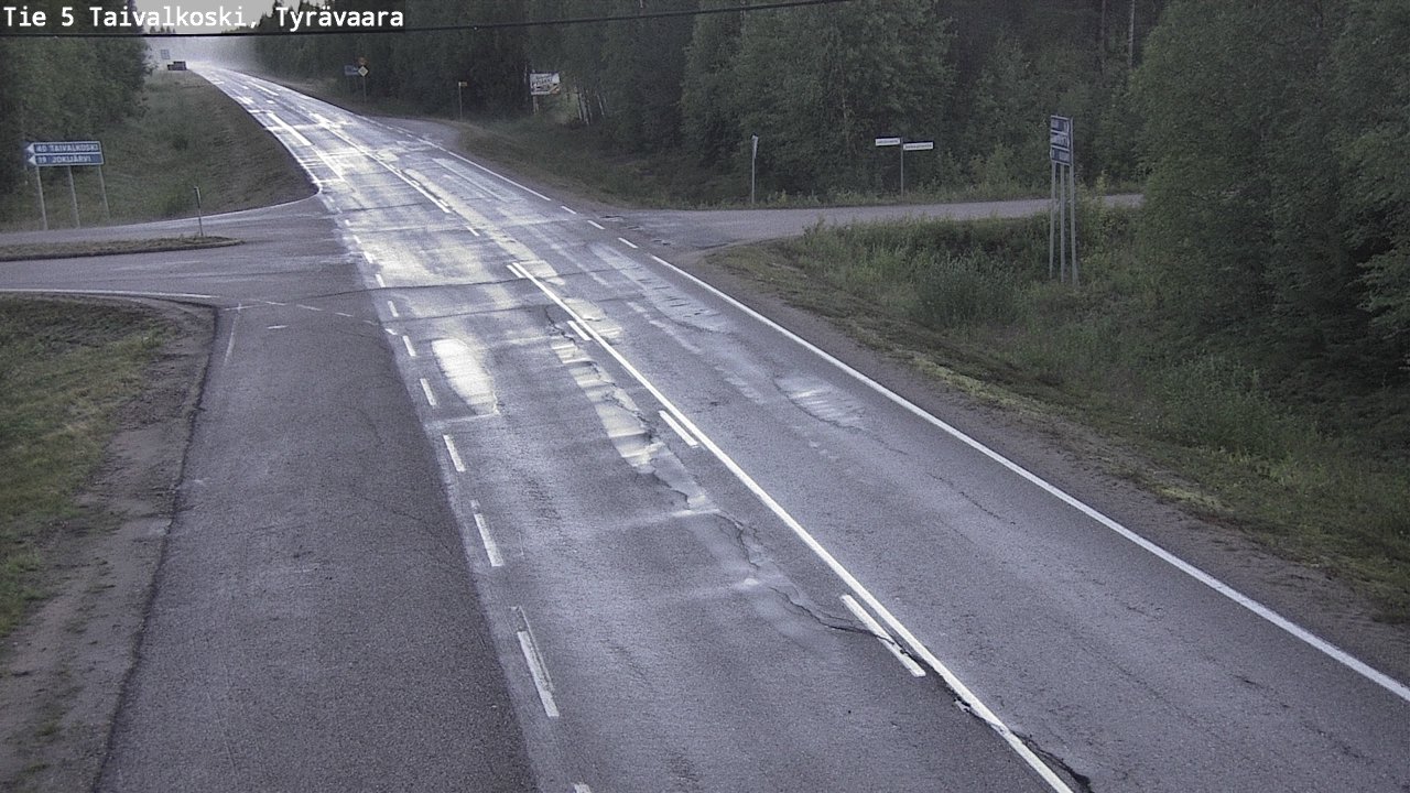 Kelikamerat Kuva Tie 5 Taivalkoski, Tyrävaara, Taivalkoski, Pohjois-Pohjanmaa