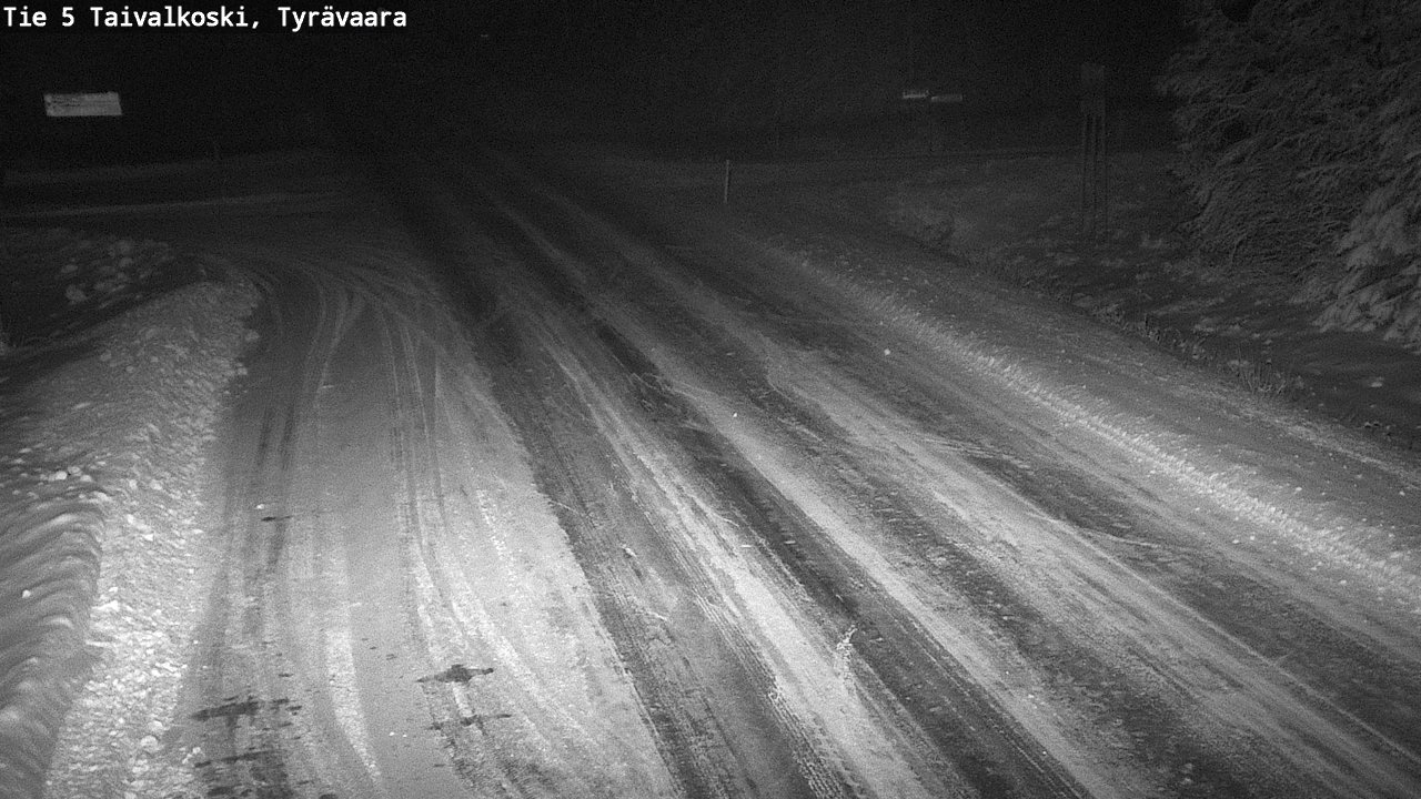 Weather Camera Image Road 5 Taivalkoski, Tyrävaara, Taivalkoski, Pohjois-Pohjanmaa