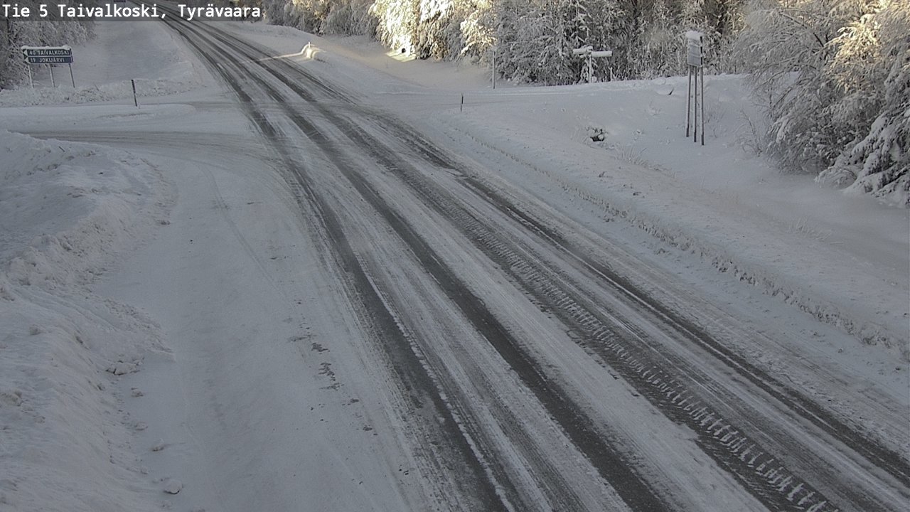 Kelikamerat Kuva Tie 5 Taivalkoski, Tyrävaara, Taivalkoski, Pohjois-Pohjanmaa