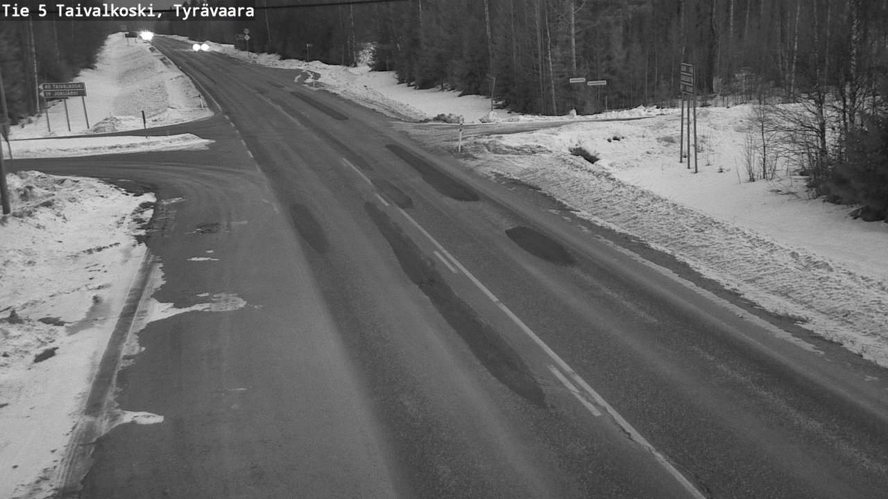 Kelikamerat Kuva Tie 5 Taivalkoski, Tyrävaara, Taivalkoski, Pohjois-Pohjanmaa