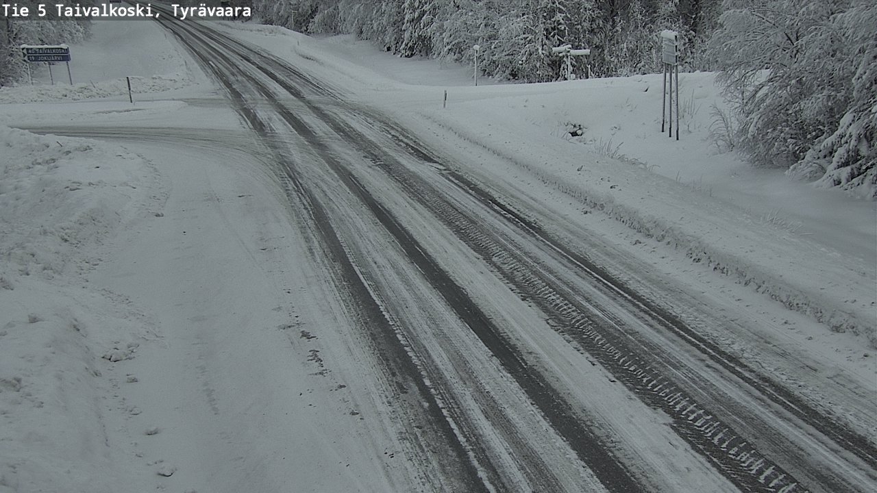 Kelikamerat Kuva Tie 5 Taivalkoski, Tyrävaara, Taivalkoski, Pohjois-Pohjanmaa