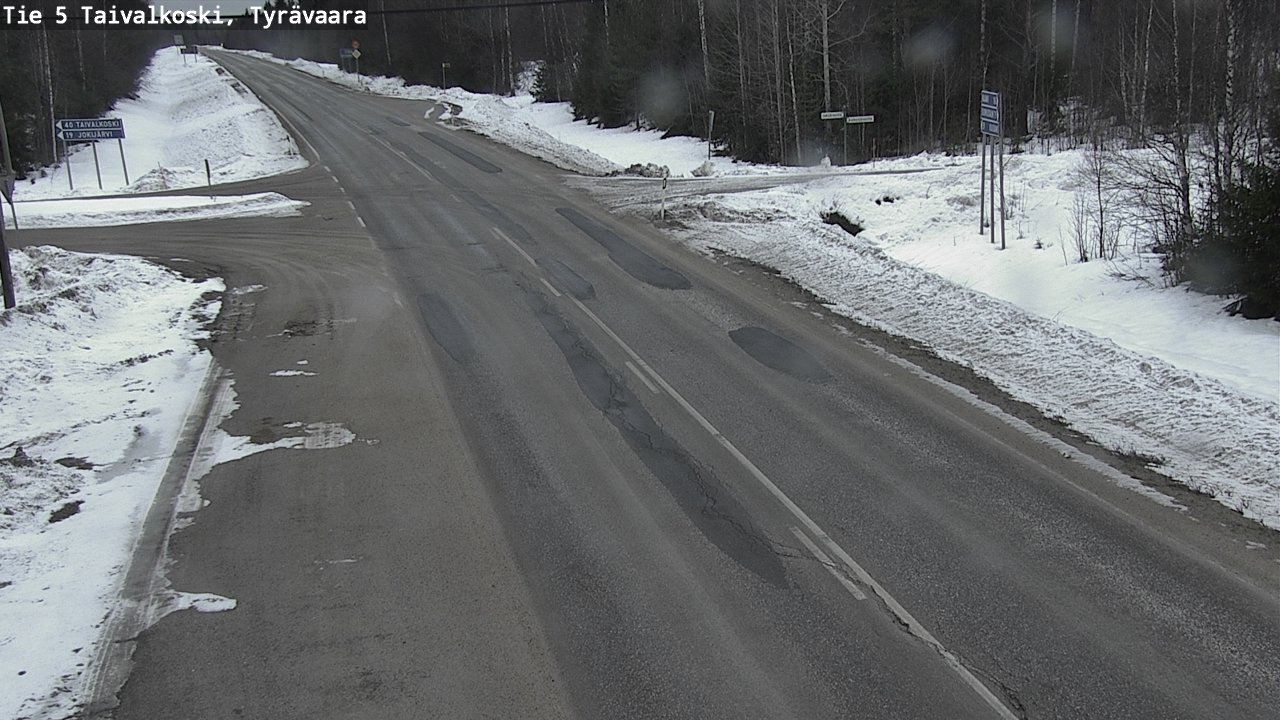 Kelikamerat Kuva Tie 5 Taivalkoski, Tyrävaara, Taivalkoski, Pohjois-Pohjanmaa