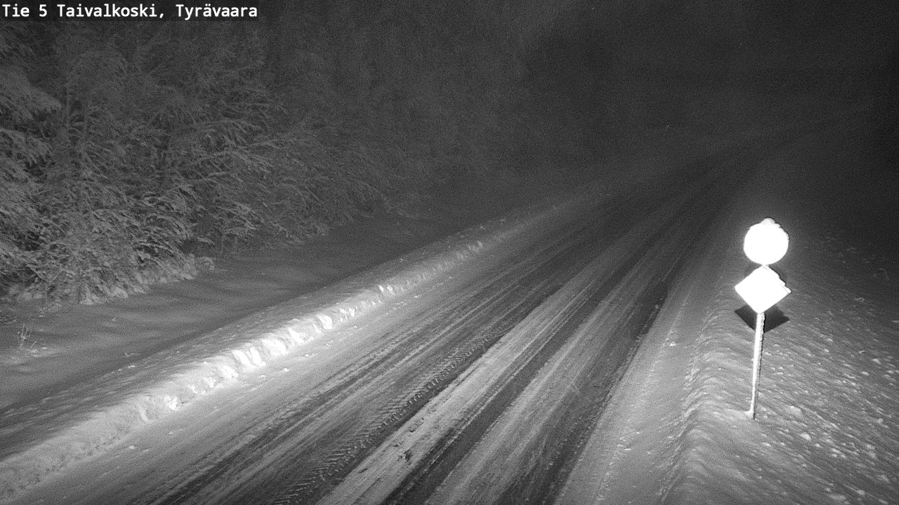 Kelikamerat Kuva Tie 5 Taivalkoski, Tyrävaara, Taivalkoski, Pohjois-Pohjanmaa