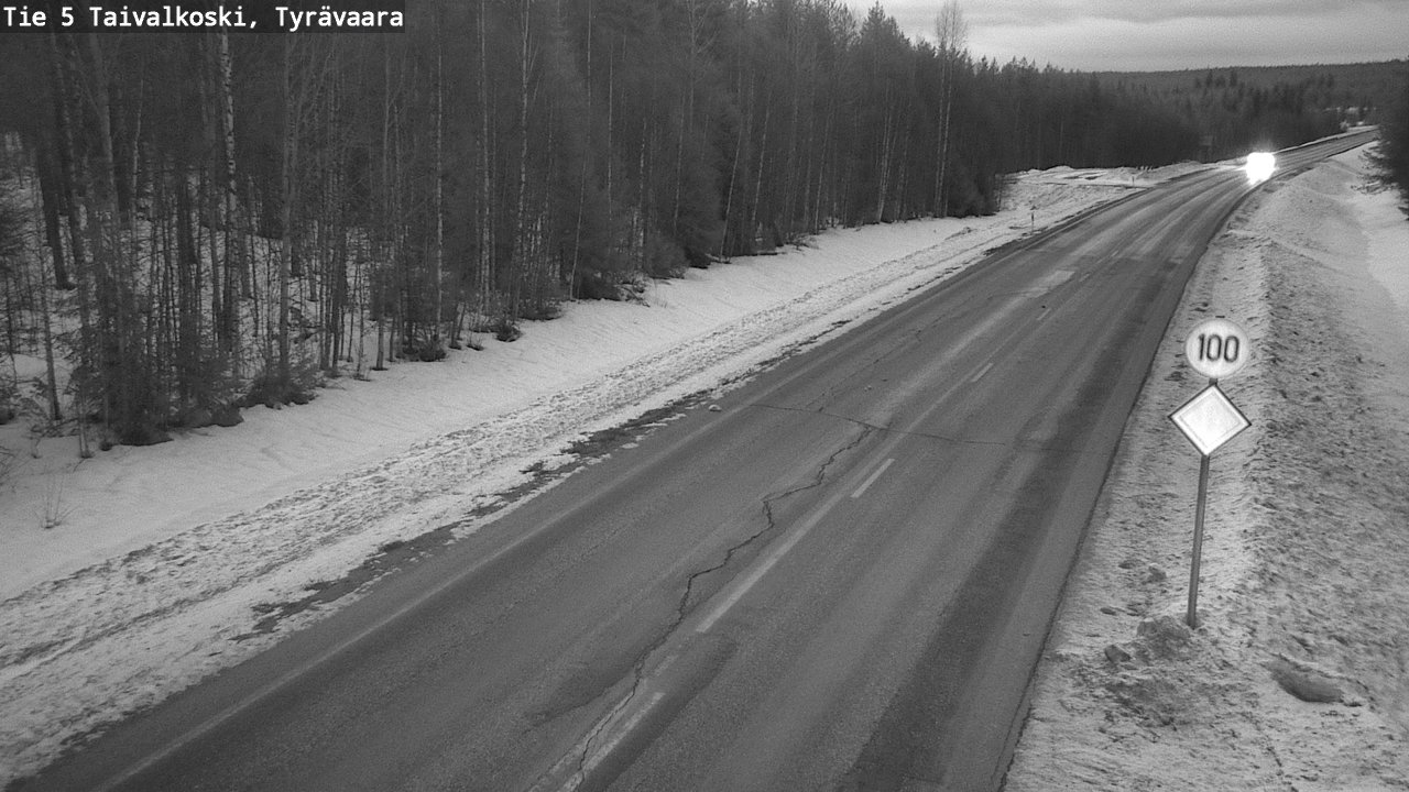 Kelikamerat Kuva Tie 5 Taivalkoski, Tyrävaara, Taivalkoski, Pohjois-Pohjanmaa