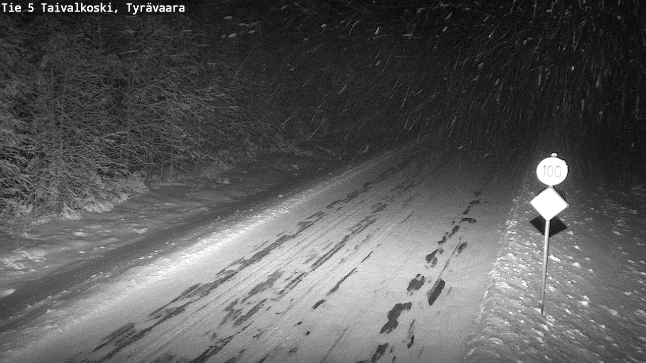 Kelikamerat Kuva Tie 5 Taivalkoski, Tyrävaara, Taivalkoski, Pohjois-Pohjanmaa