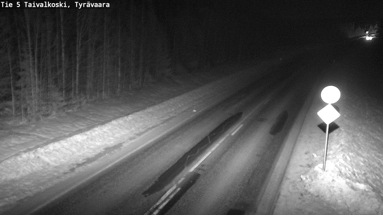 Kelikamerat Kuva Tie 5 Taivalkoski, Tyrävaara, Taivalkoski, Pohjois-Pohjanmaa