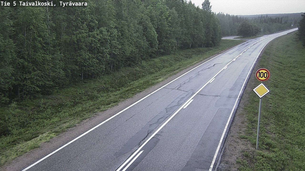 Kelikamerat Kuva Tie 5 Taivalkoski, Tyrävaara, Taivalkoski, Pohjois-Pohjanmaa