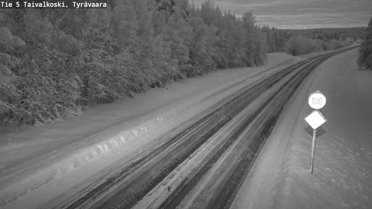 Kelikamerat Kuva Tie 5 Taivalkoski, Tyrävaara, Taivalkoski, Pohjois-Pohjanmaa