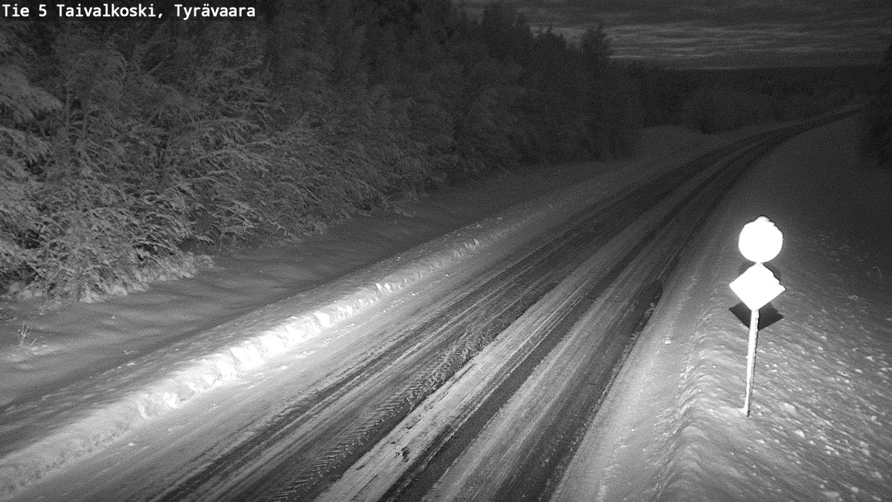 Kelikamerat Kuva Tie 5 Taivalkoski, Tyrävaara, Taivalkoski, Pohjois-Pohjanmaa