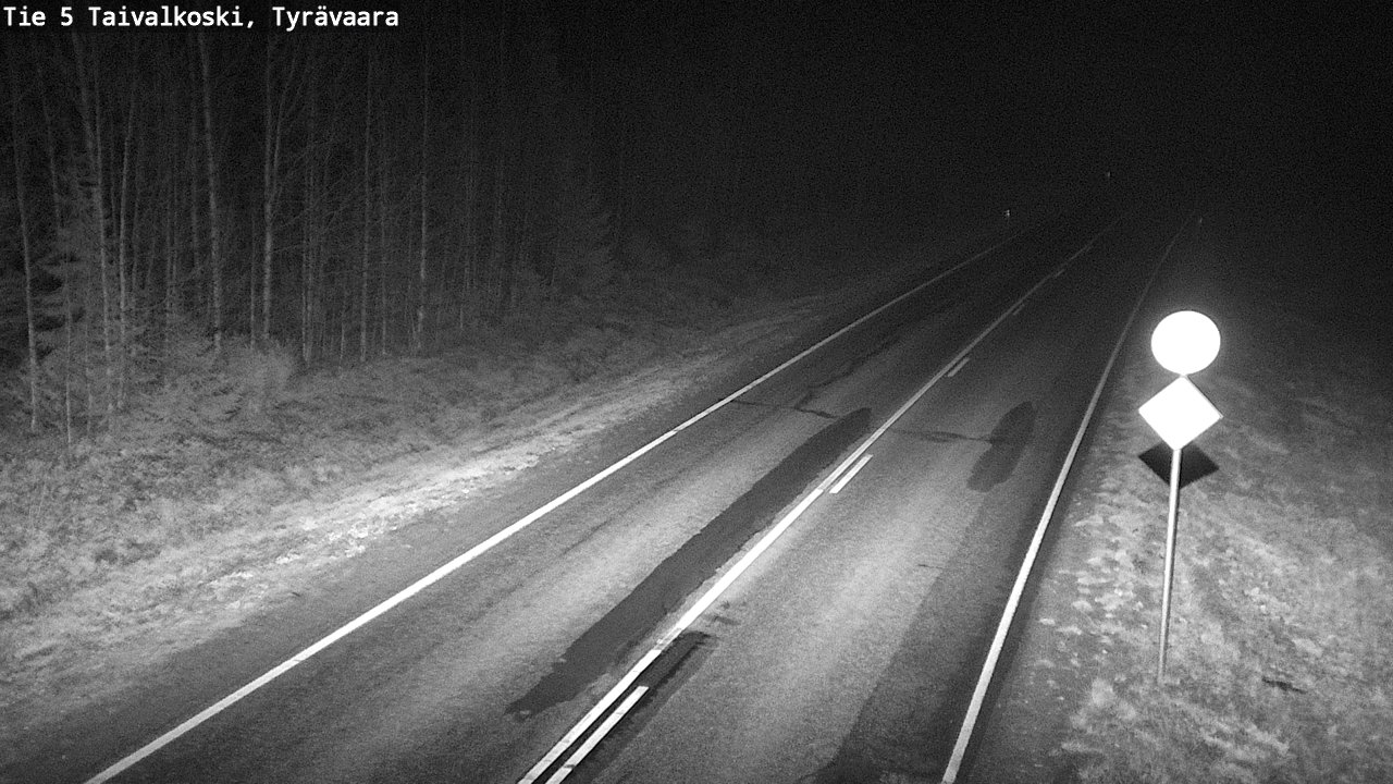 Kelikamerat Kuva Tie 5 Taivalkoski, Tyrävaara, Taivalkoski, Pohjois-Pohjanmaa