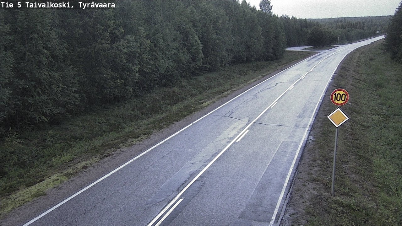 Kelikamerat Kuva Tie 5 Taivalkoski, Tyrävaara, Taivalkoski, Pohjois-Pohjanmaa
