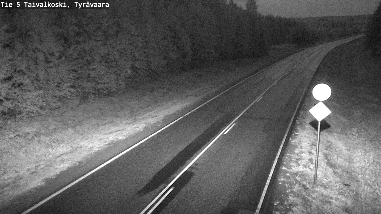 Kelikamerat Kuva Tie 5 Taivalkoski, Tyrävaara, Taivalkoski, Pohjois-Pohjanmaa