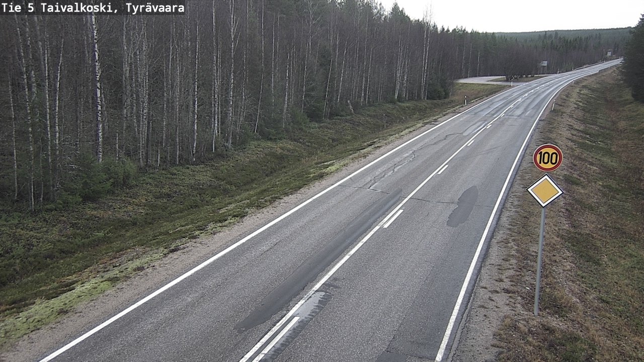 Kelikamerat Kuva Tie 5 Taivalkoski, Tyrävaara, Taivalkoski, Pohjois-Pohjanmaa