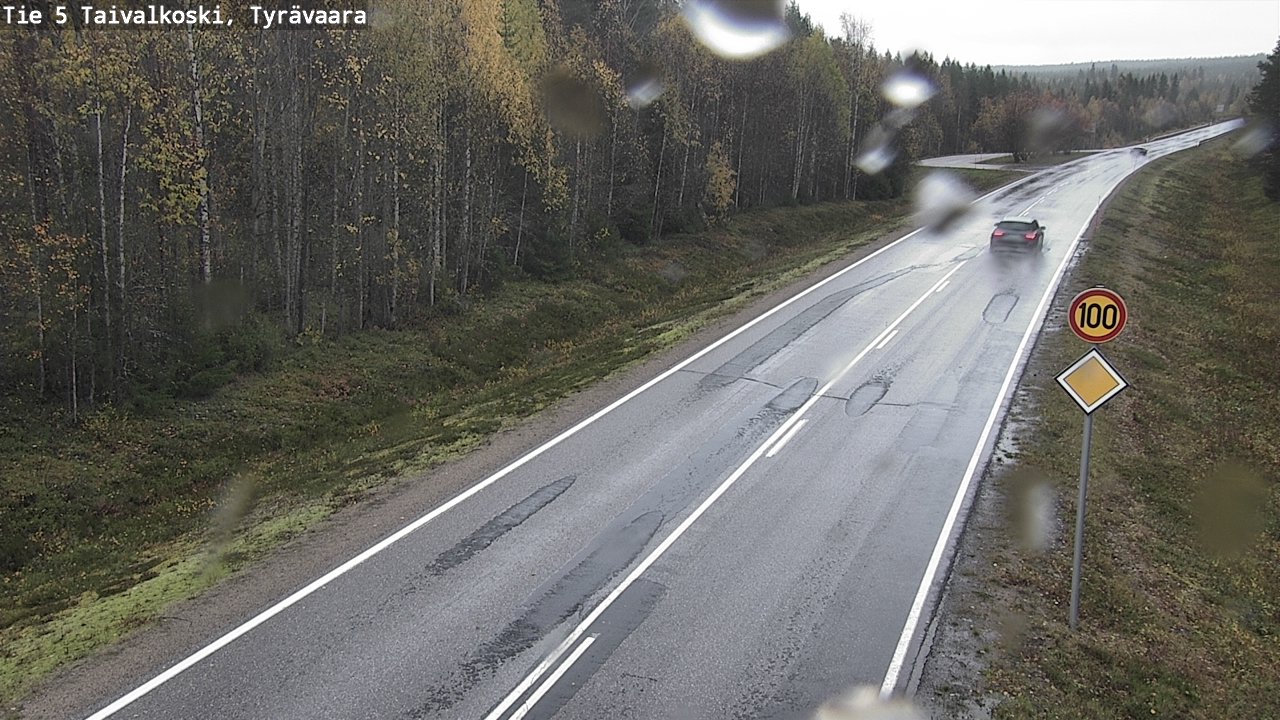 Kelikamerat Kuva Tie 5 Taivalkoski, Tyrävaara, Taivalkoski, Pohjois-Pohjanmaa