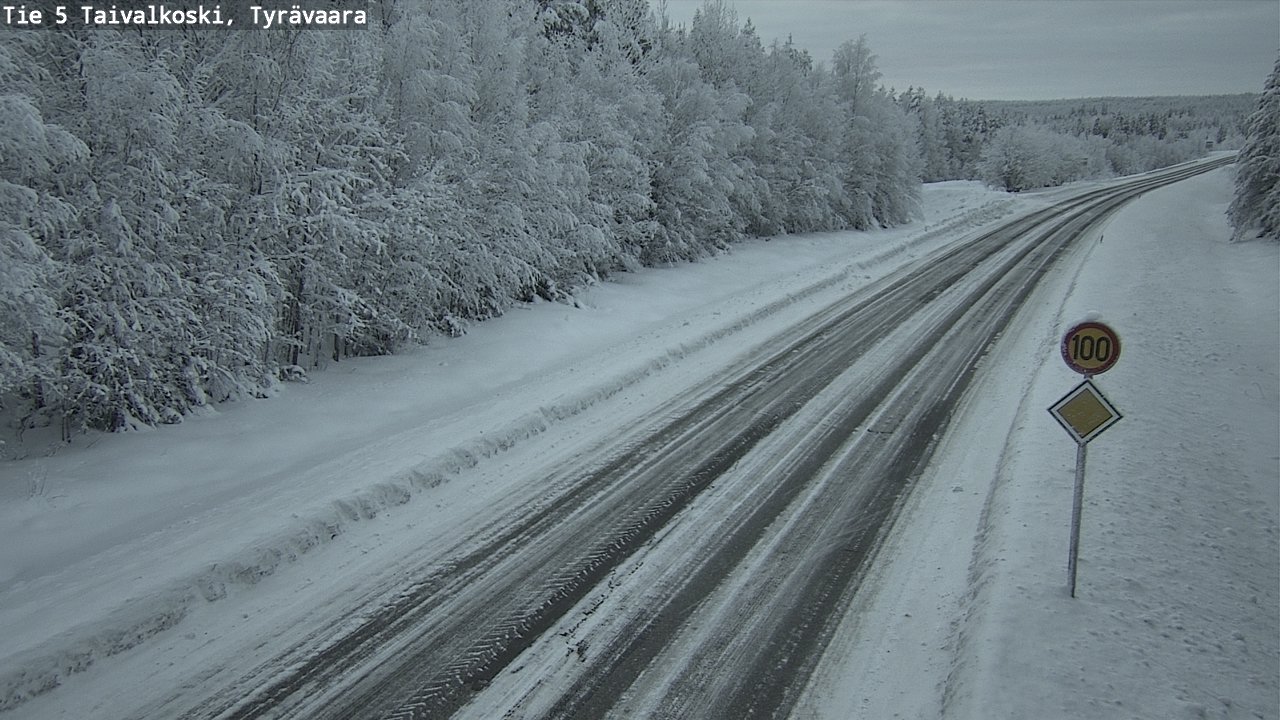 Kelikamerat Kuva Tie 5 Taivalkoski, Tyrävaara, Taivalkoski, Pohjois-Pohjanmaa