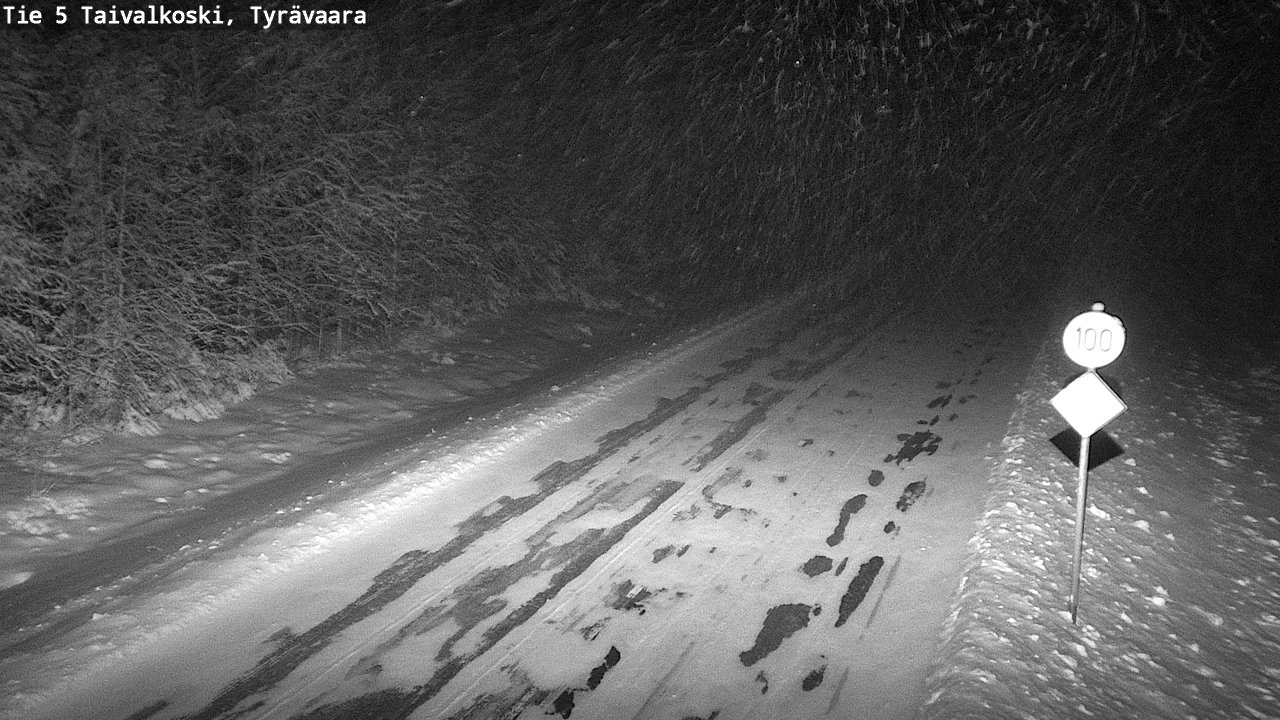 Kelikamerat Kuva Tie 5 Taivalkoski, Tyrävaara, Taivalkoski, Pohjois-Pohjanmaa