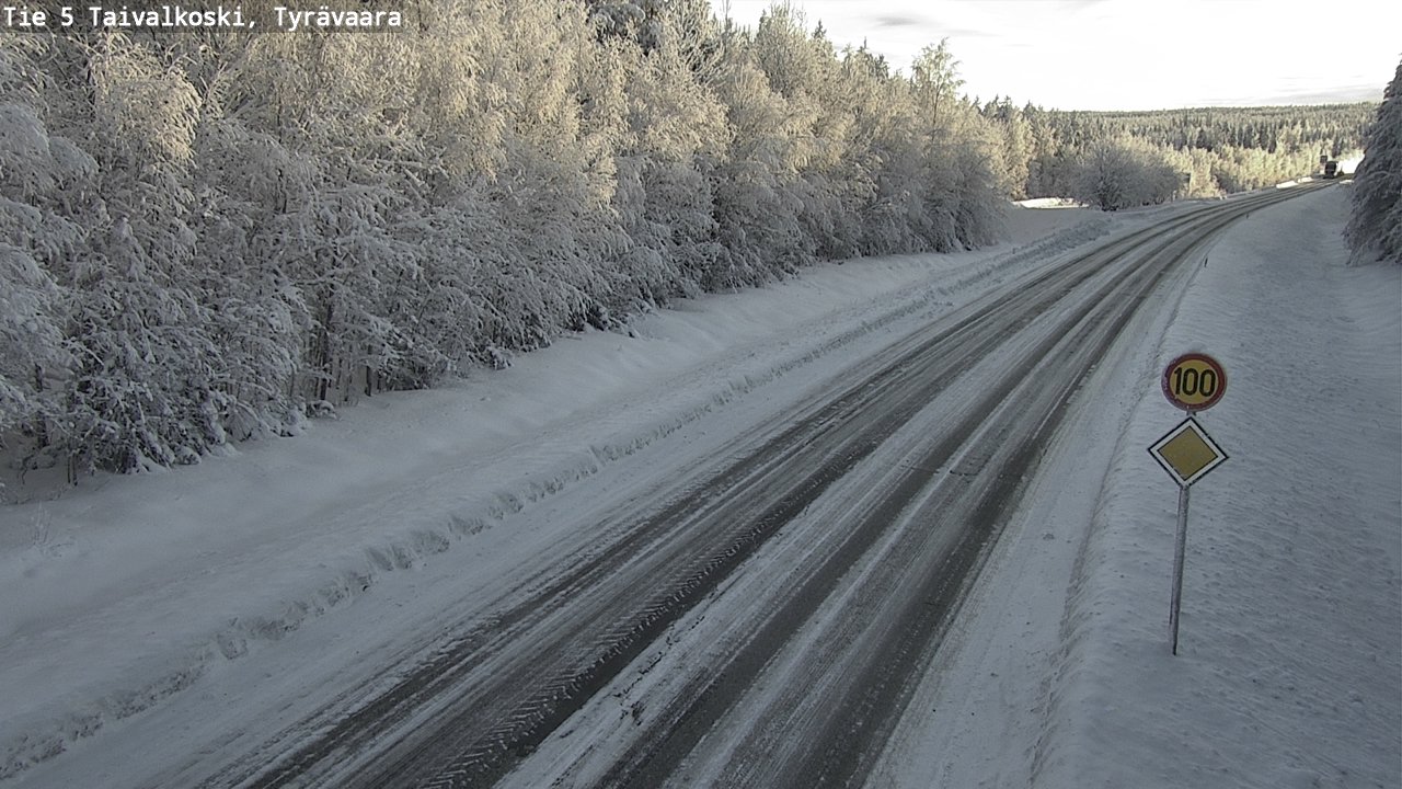 Kelikamerat Kuva Tie 5 Taivalkoski, Tyrävaara, Taivalkoski, Pohjois-Pohjanmaa