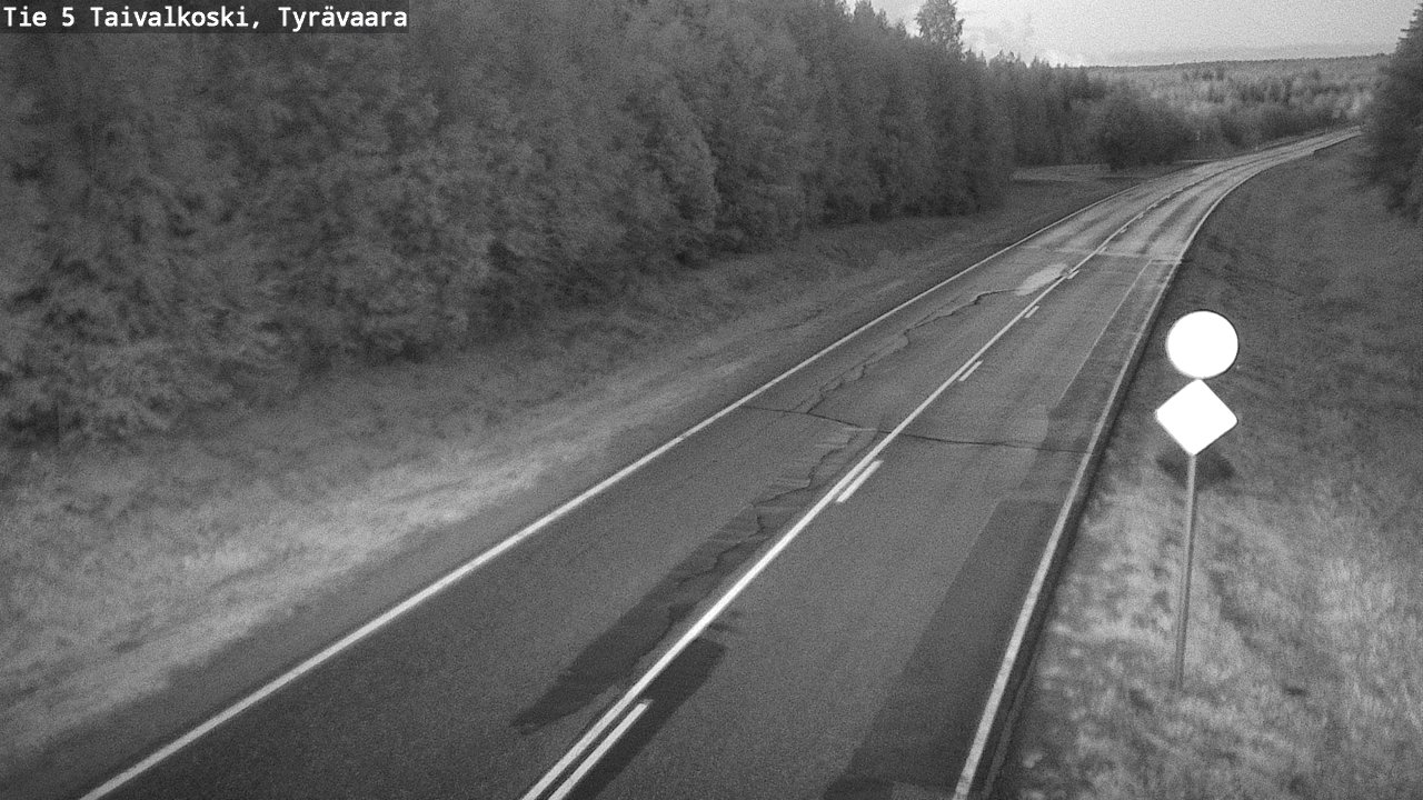 Kelikamerat Kuva Tie 5 Taivalkoski, Tyrävaara, Taivalkoski, Pohjois-Pohjanmaa