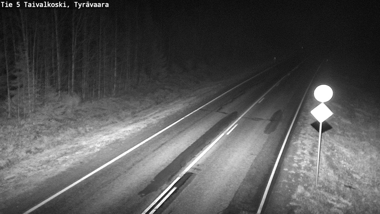 Kelikamerat Kuva Tie 5 Taivalkoski, Tyrävaara, Taivalkoski, Pohjois-Pohjanmaa