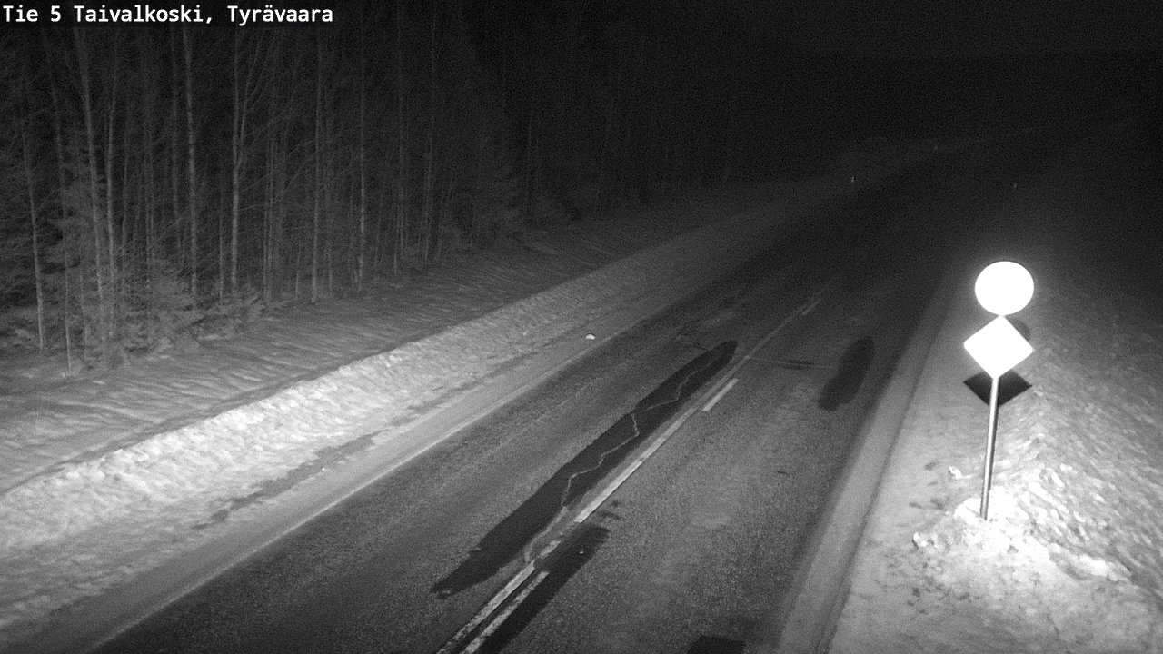 Kelikamerat Kuva Tie 5 Taivalkoski, Tyrävaara, Taivalkoski, Pohjois-Pohjanmaa