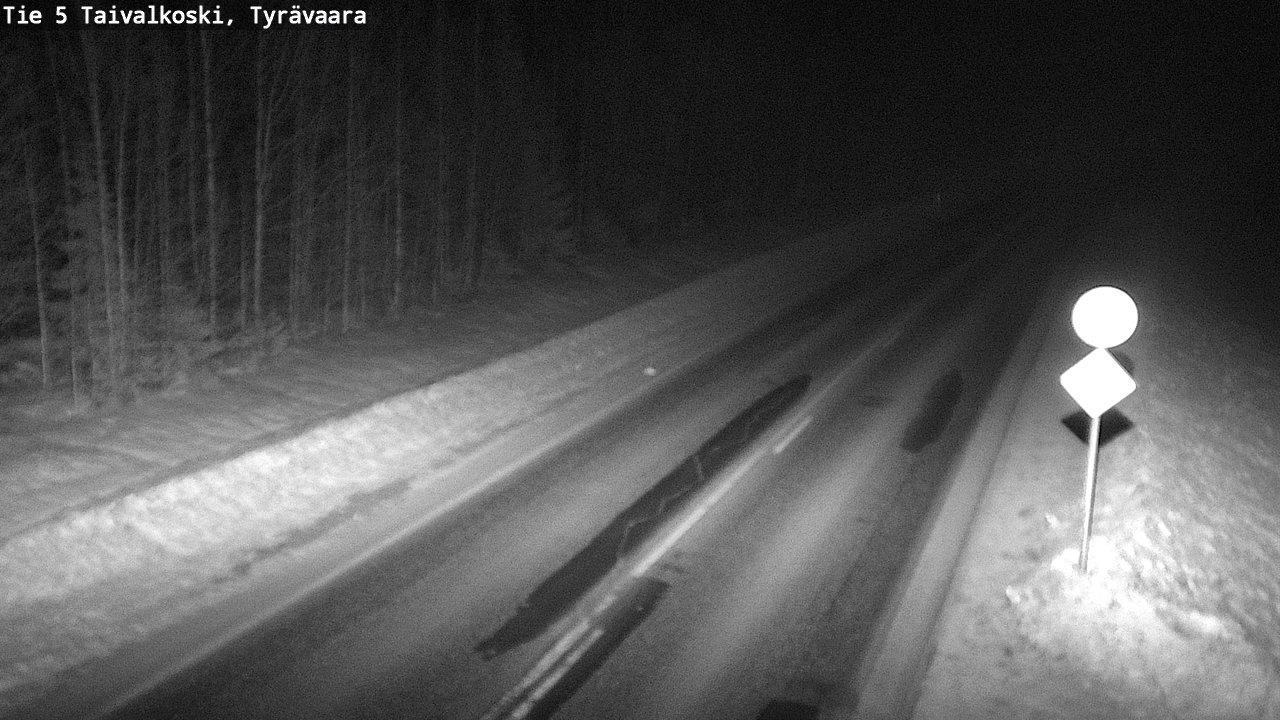 Kelikamerat Kuva Tie 5 Taivalkoski, Tyrävaara, Taivalkoski, Pohjois-Pohjanmaa