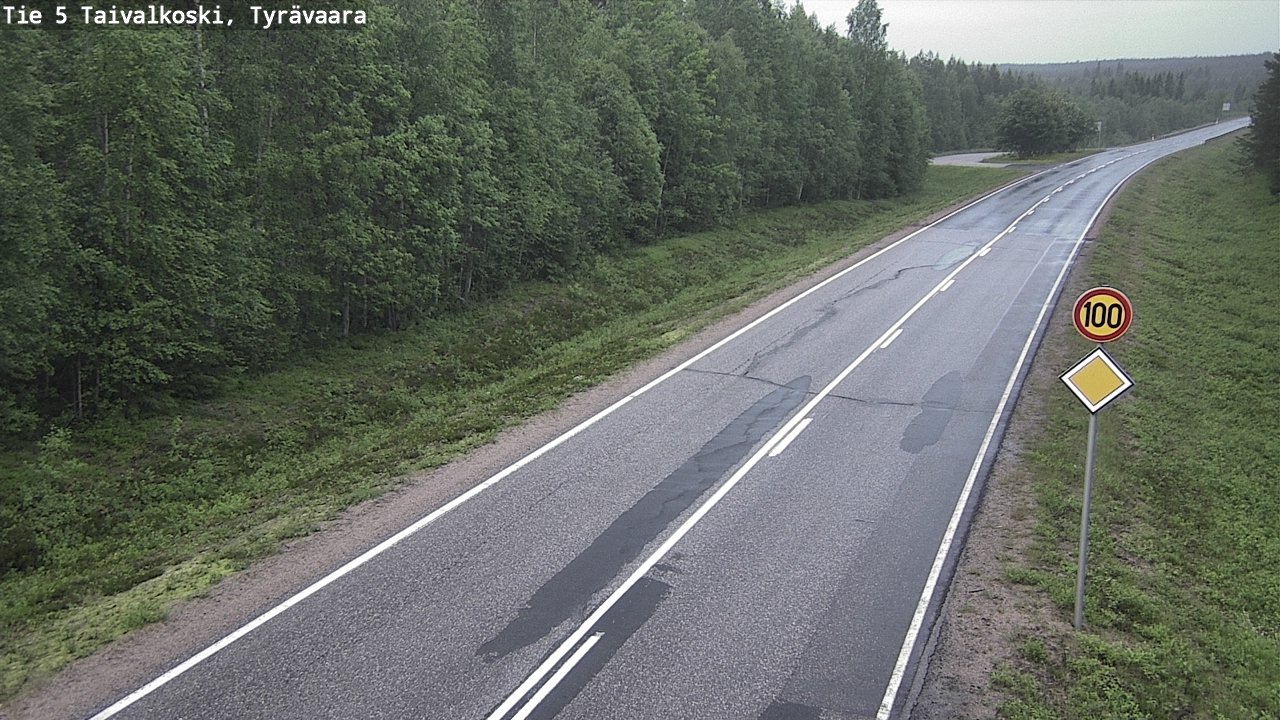 Kelikamerat Kuva Tie 5 Taivalkoski, Tyrävaara, Taivalkoski, Pohjois-Pohjanmaa
