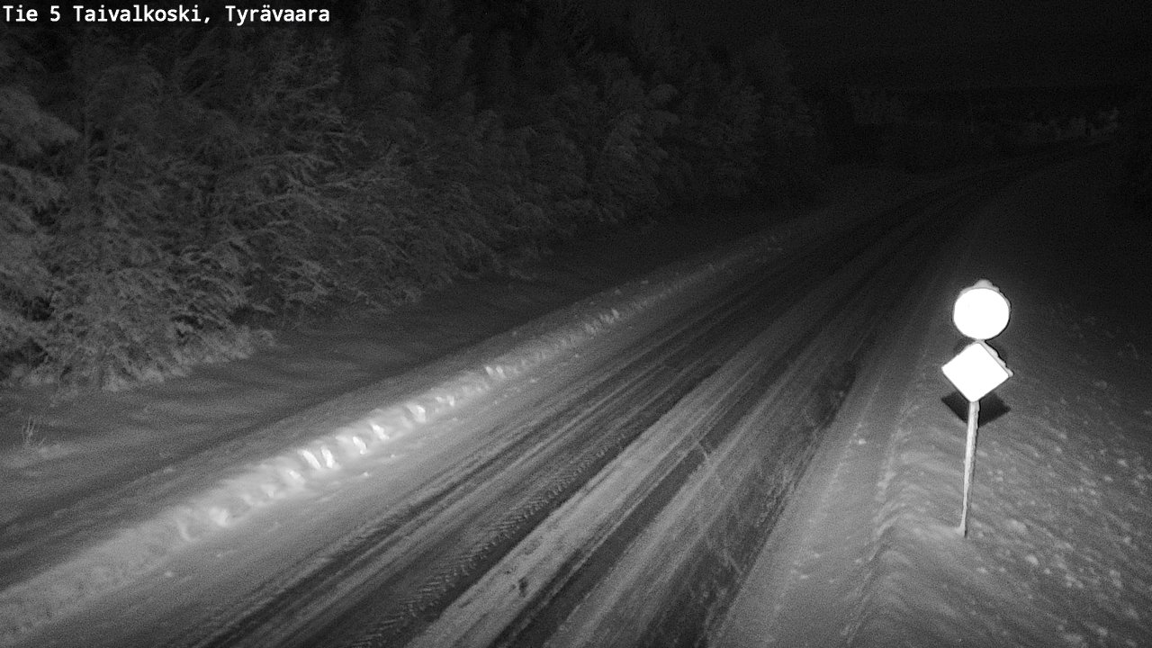 Kelikamerat Kuva Tie 5 Taivalkoski, Tyrävaara, Taivalkoski, Pohjois-Pohjanmaa