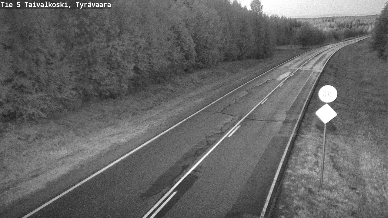 Kelikamerat Kuva Tie 5 Taivalkoski, Tyrävaara, Taivalkoski, Pohjois-Pohjanmaa