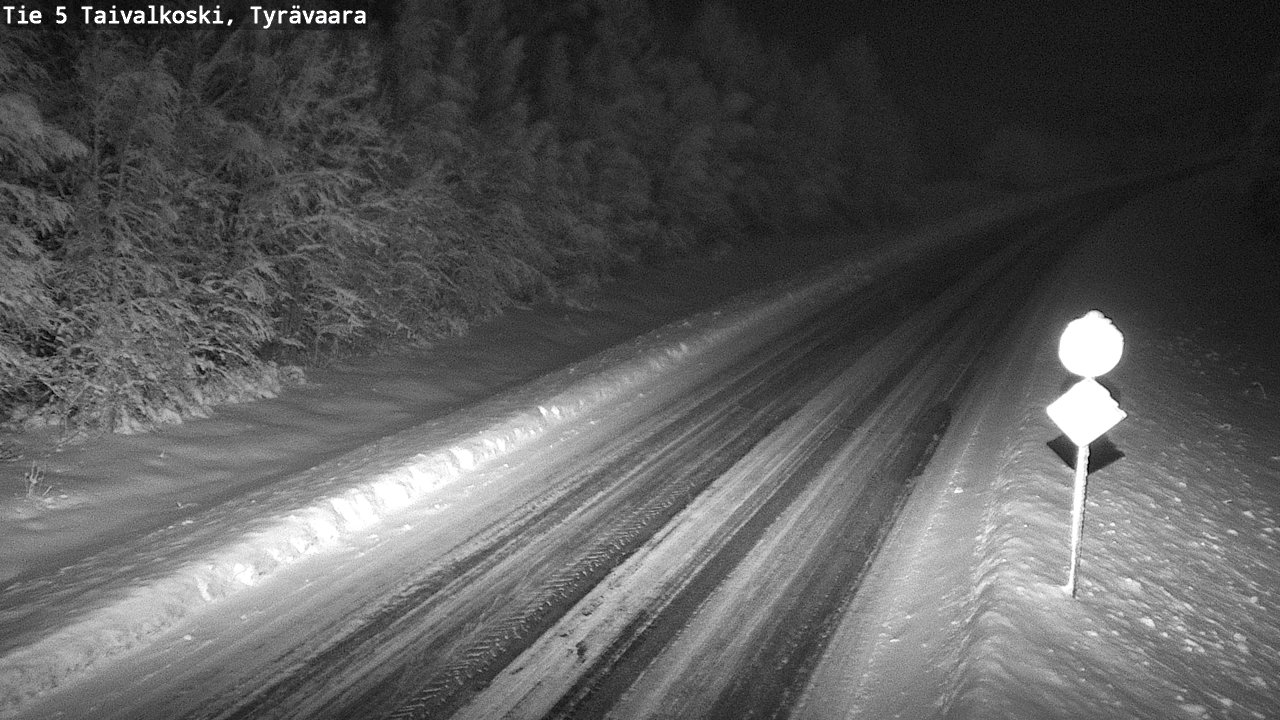 Kelikamerat Kuva Tie 5 Taivalkoski, Tyrävaara, Taivalkoski, Pohjois-Pohjanmaa