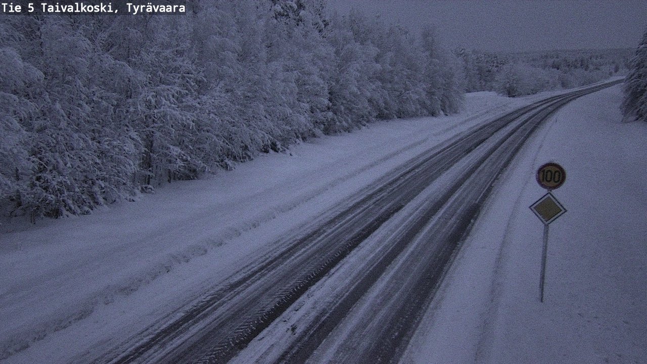 Kelikamerat Kuva Tie 5 Taivalkoski, Tyrävaara, Taivalkoski, Pohjois-Pohjanmaa