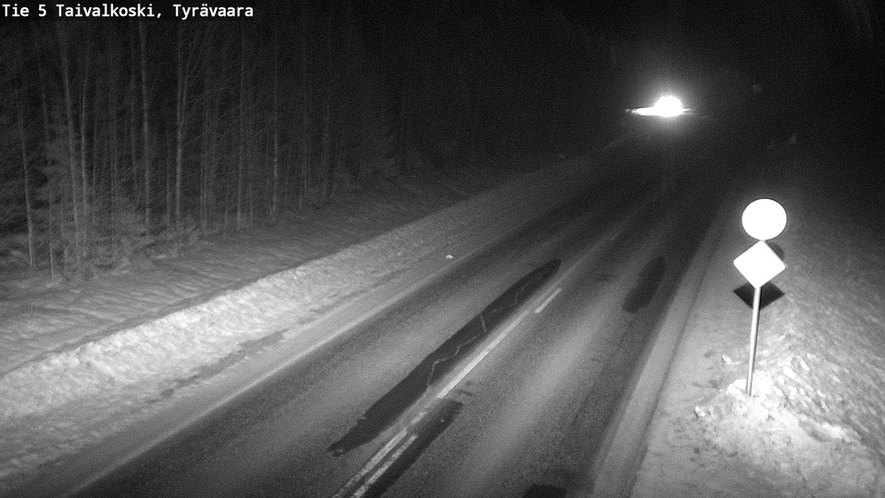 Kelikamerat Kuva Tie 5 Taivalkoski, Tyrävaara, Taivalkoski, Pohjois-Pohjanmaa