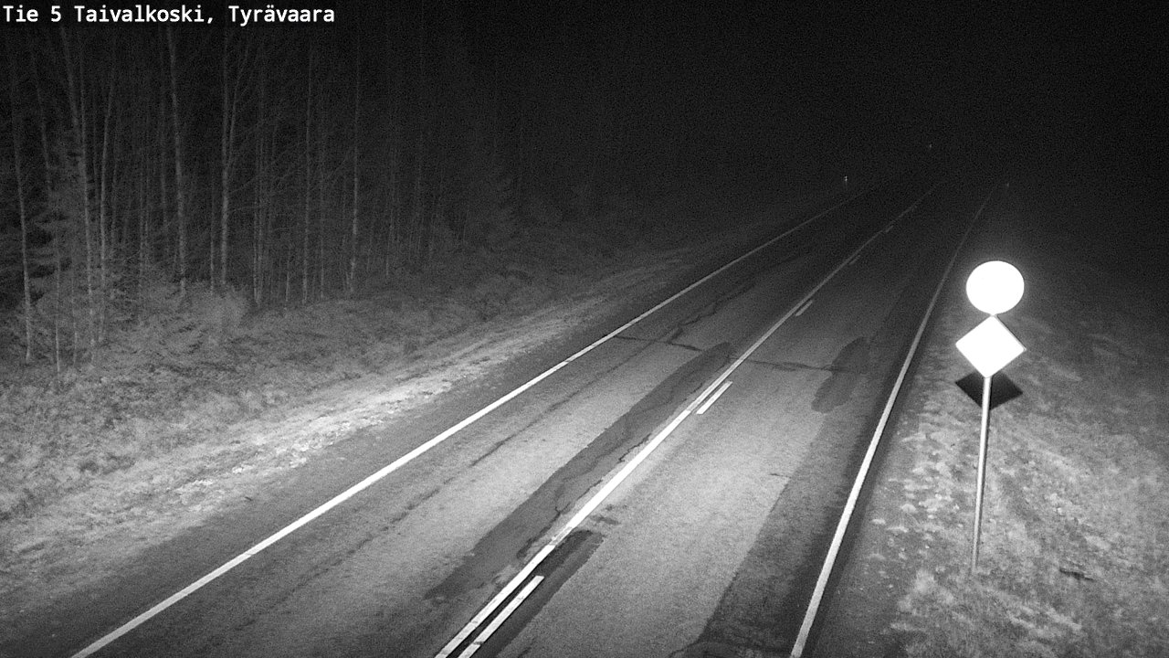 Kelikamerat Kuva Tie 5 Taivalkoski, Tyrävaara, Taivalkoski, Pohjois-Pohjanmaa