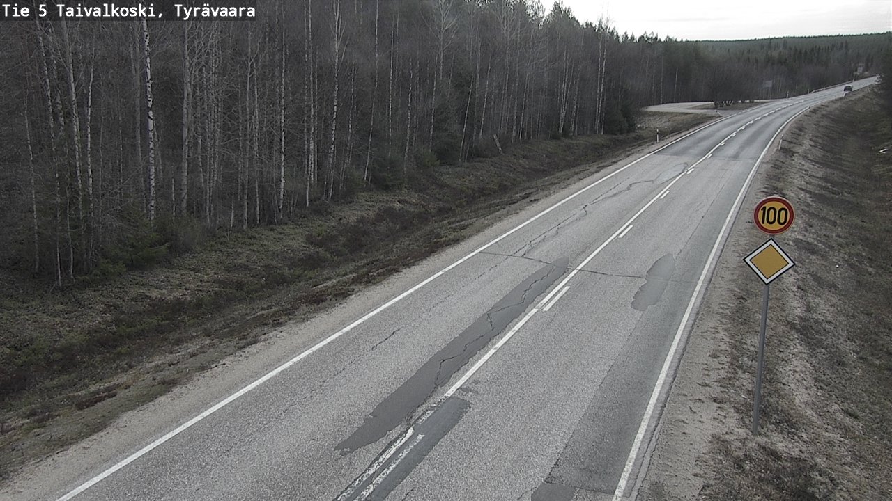 Kelikamerat Kuva Tie 5 Taivalkoski, Tyrävaara, Taivalkoski, Pohjois-Pohjanmaa