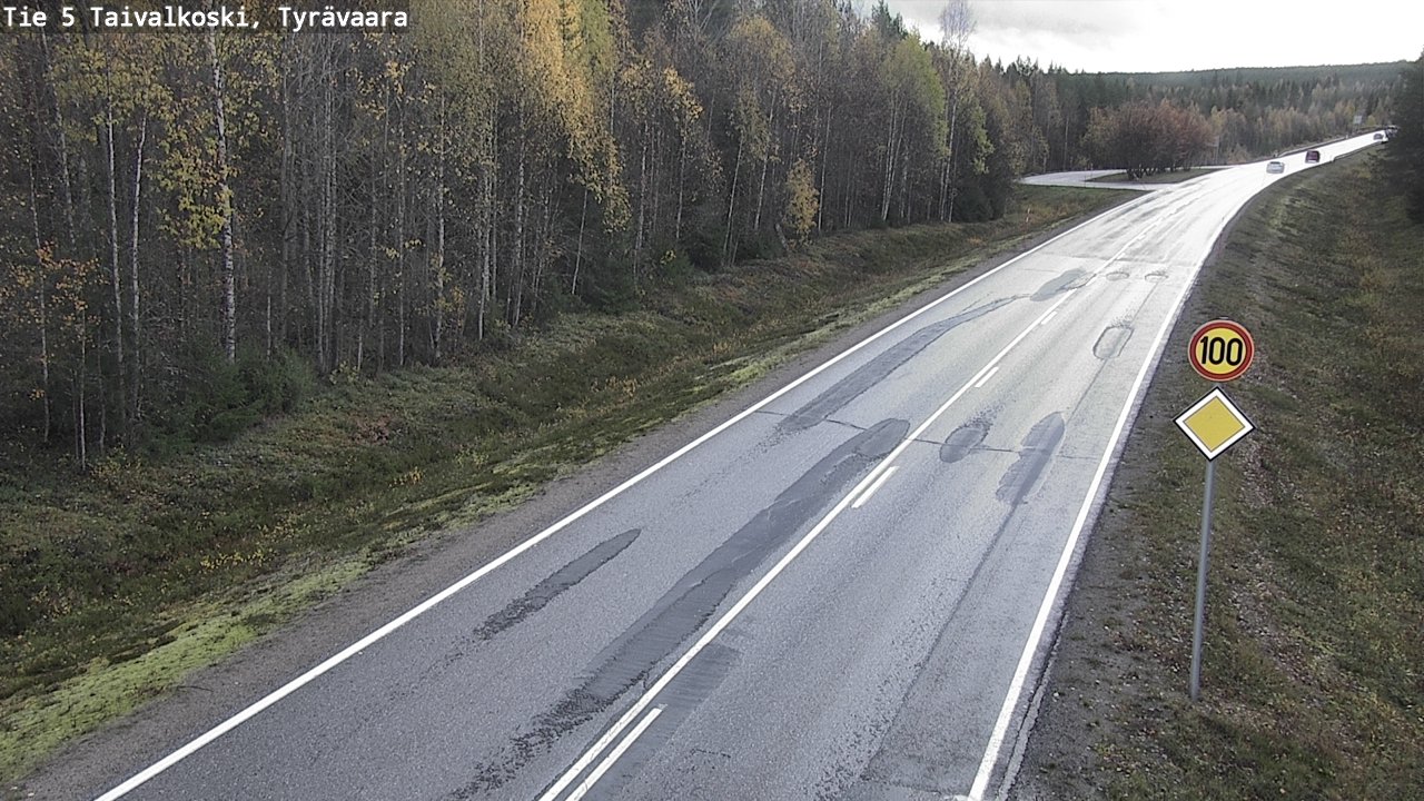 Kelikamerat Kuva Tie 5 Taivalkoski, Tyrävaara, Taivalkoski, Pohjois-Pohjanmaa
