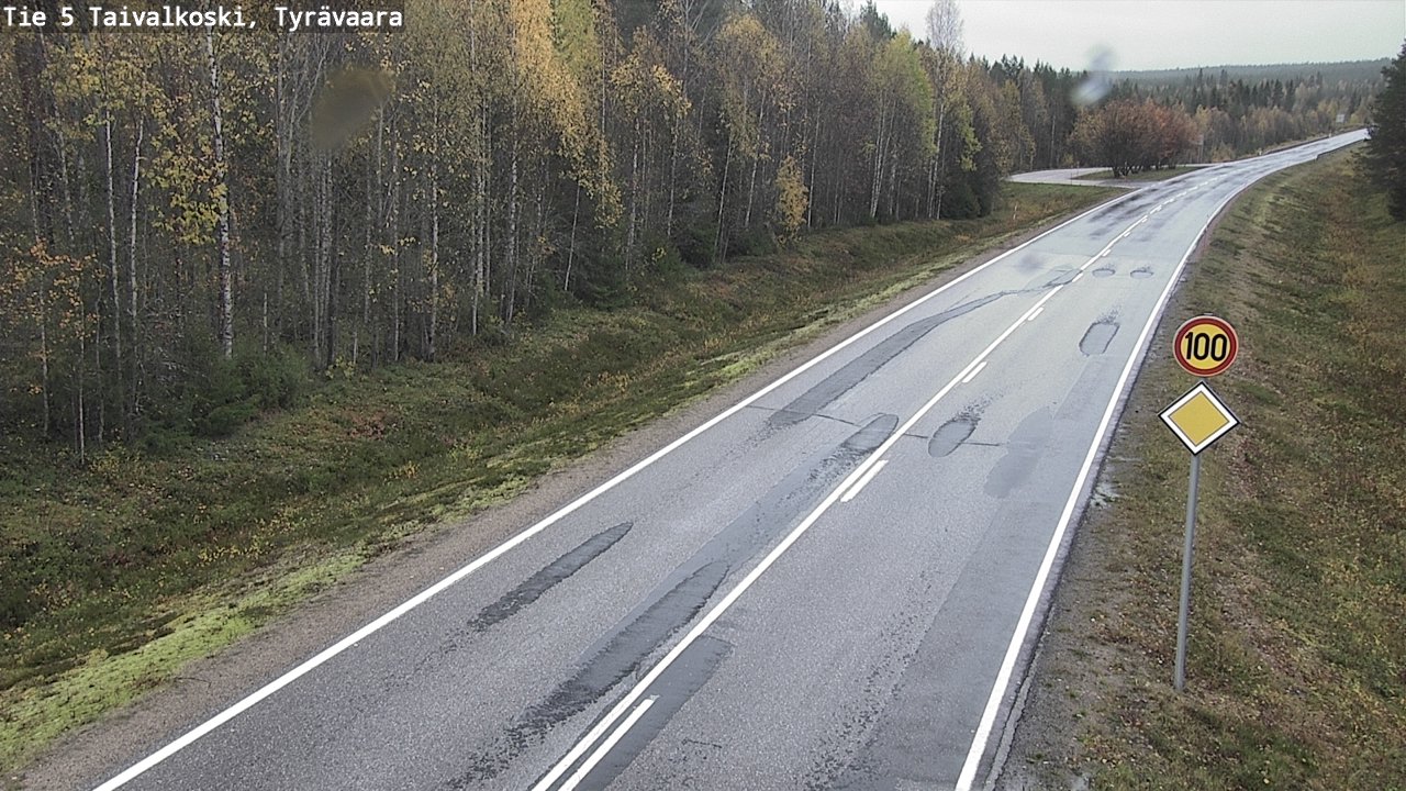 Kelikamerat Kuva Tie 5 Taivalkoski, Tyrävaara, Taivalkoski, Pohjois-Pohjanmaa