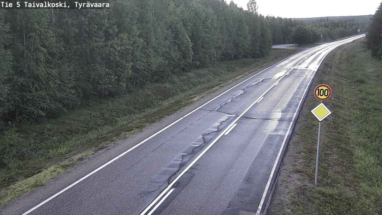 Kelikamerat Kuva Tie 5 Taivalkoski, Tyrävaara, Taivalkoski, Pohjois-Pohjanmaa