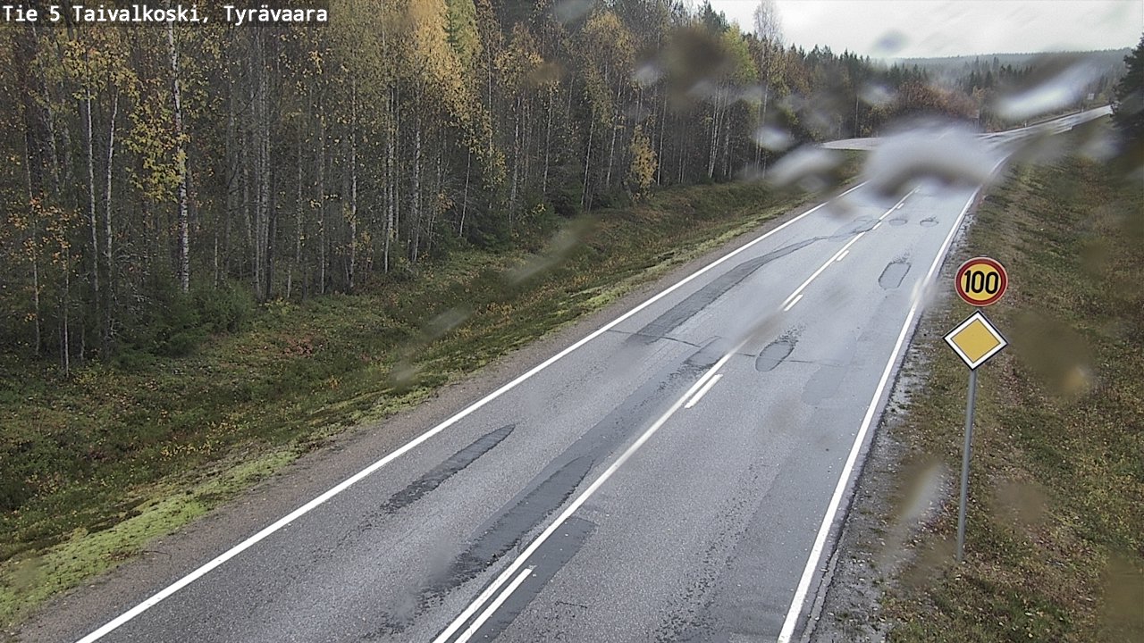 Kelikamerat Kuva Tie 5 Taivalkoski, Tyrävaara, Taivalkoski, Pohjois-Pohjanmaa