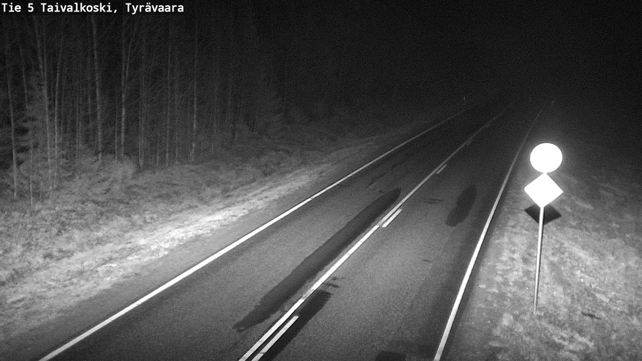 Kelikamerat Kuva Tie 5 Taivalkoski, Tyrävaara, Taivalkoski, Pohjois-Pohjanmaa