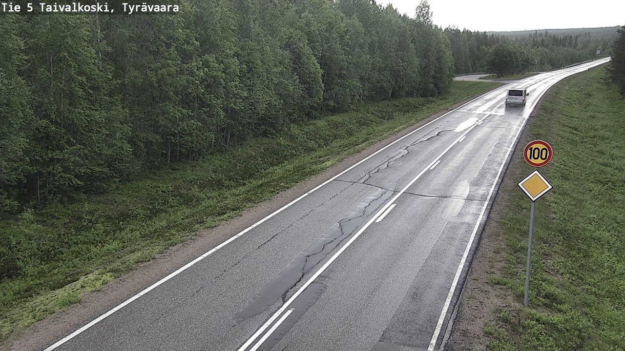 Kelikamerat Kuva Tie 5 Taivalkoski, Tyrävaara, Taivalkoski, Pohjois-Pohjanmaa
