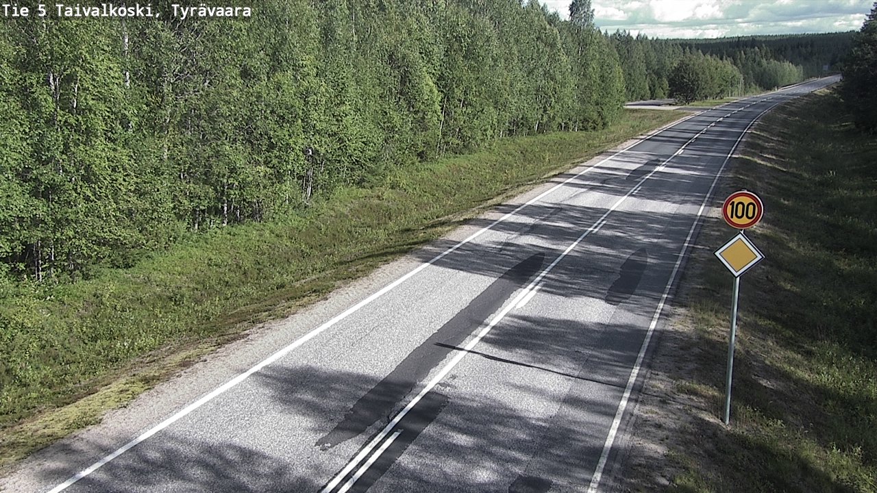 Kelikamerat Kuva Tie 5 Taivalkoski, Tyrävaara, Taivalkoski, Pohjois-Pohjanmaa