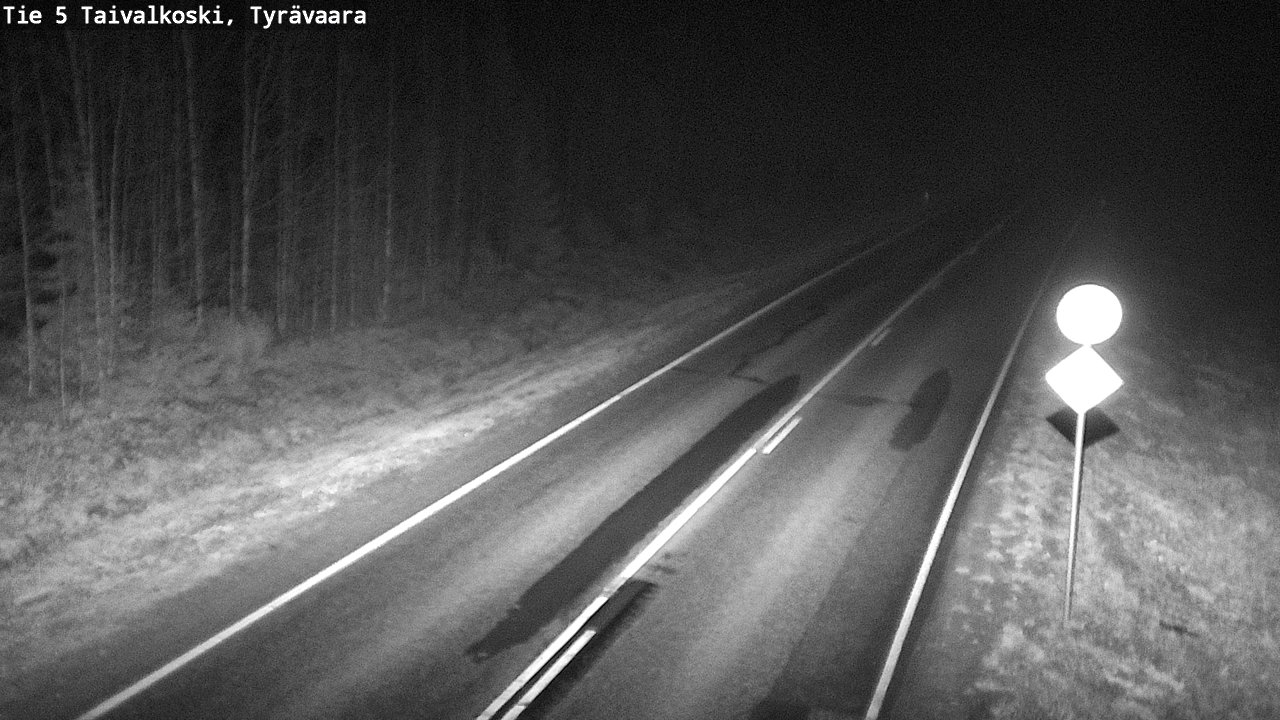 Kelikamerat Kuva Tie 5 Taivalkoski, Tyrävaara, Taivalkoski, Pohjois-Pohjanmaa