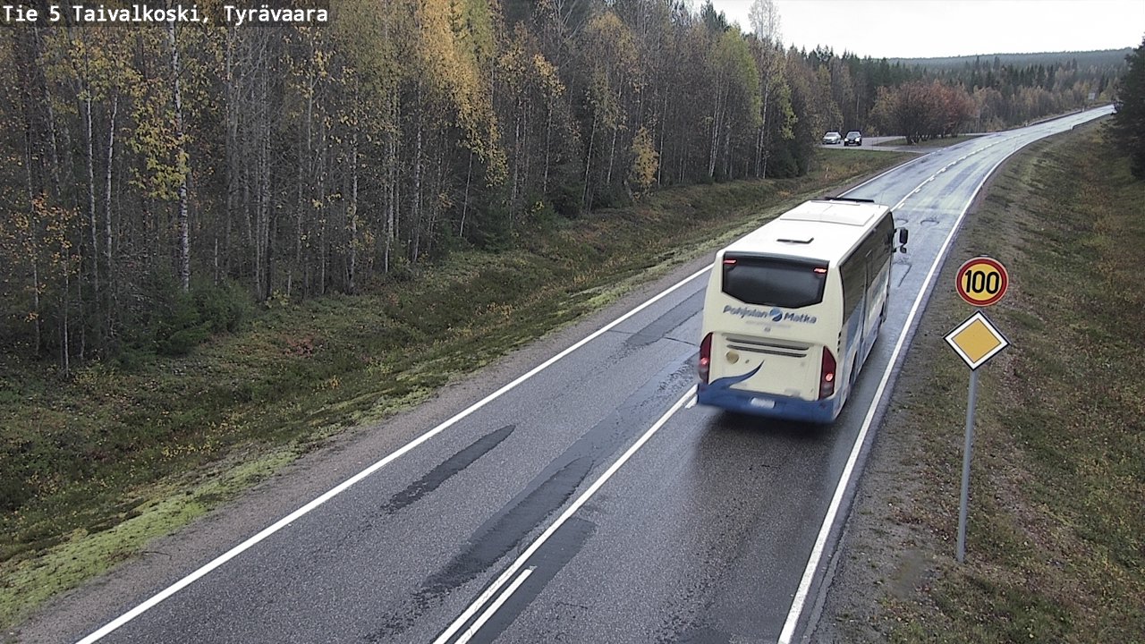 Kelikamerat Kuva Tie 5 Taivalkoski, Tyrävaara, Taivalkoski, Pohjois-Pohjanmaa