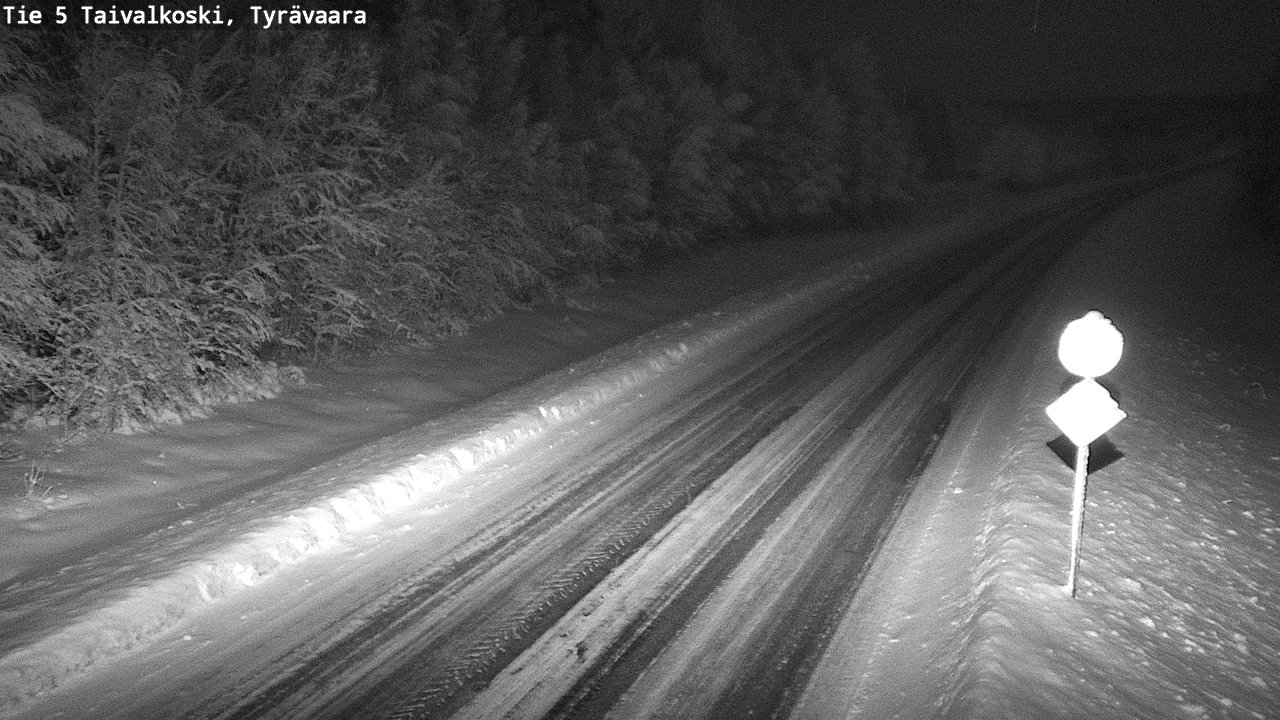 Kelikamerat Kuva Tie 5 Taivalkoski, Tyrävaara, Taivalkoski, Pohjois-Pohjanmaa