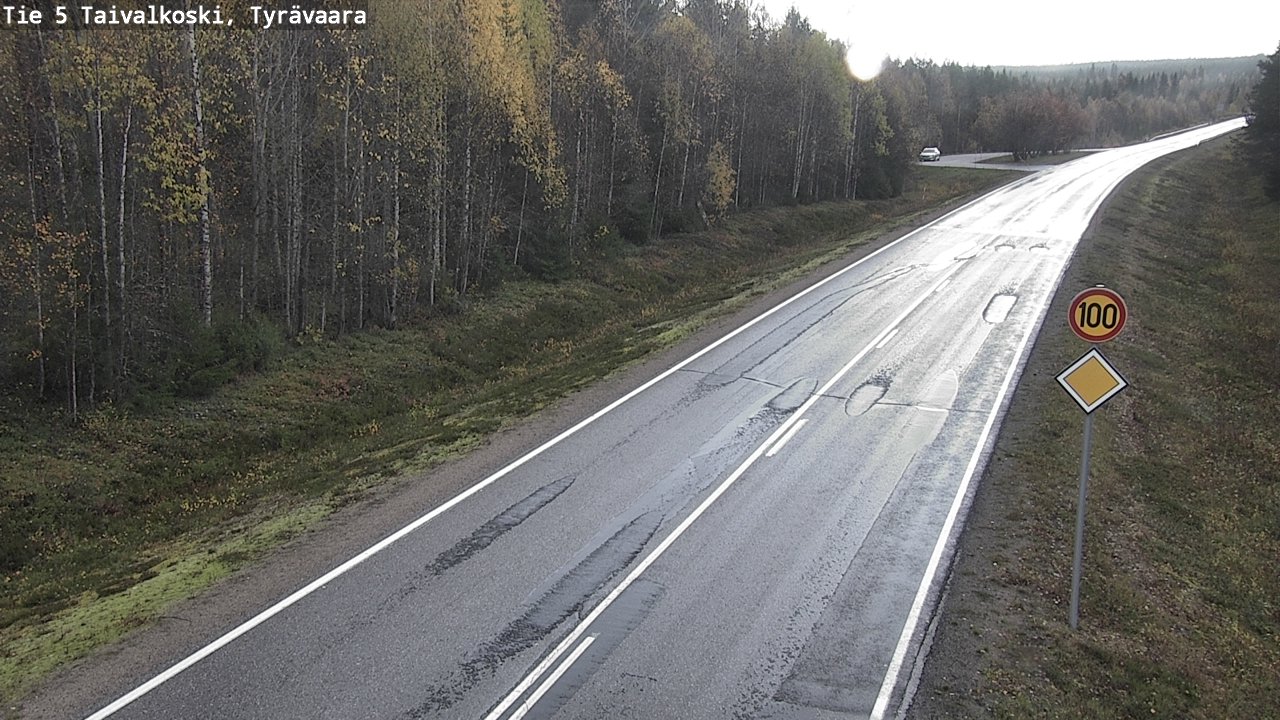 Kelikamerat Kuva Tie 5 Taivalkoski, Tyrävaara, Taivalkoski, Pohjois-Pohjanmaa