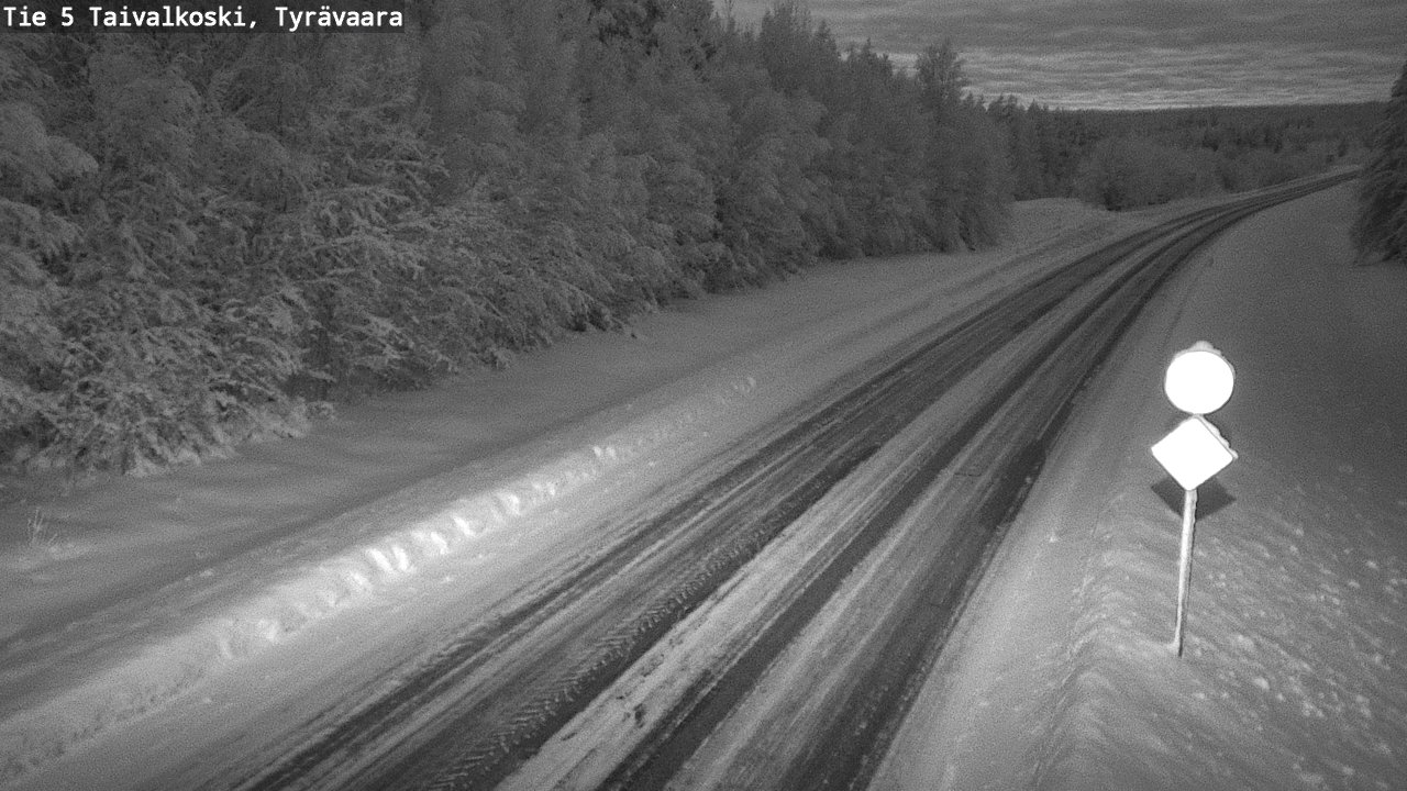 Kelikamerat Kuva Tie 5 Taivalkoski, Tyrävaara, Taivalkoski, Pohjois-Pohjanmaa