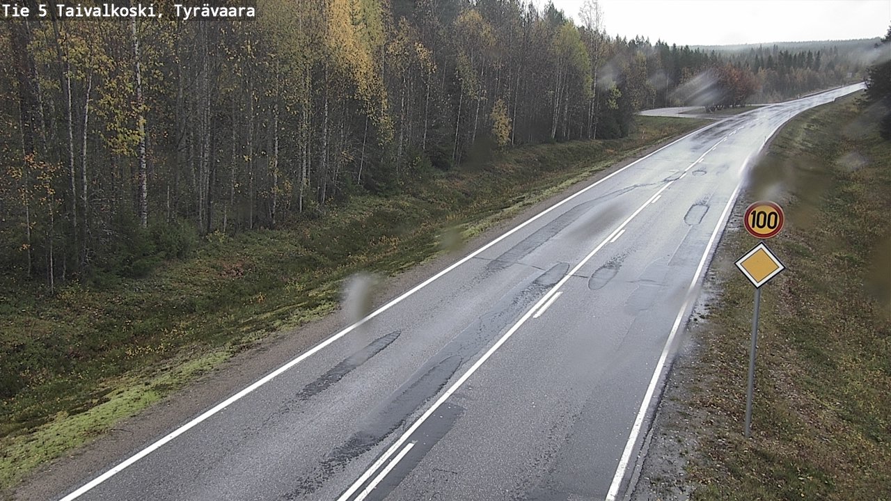 Kelikamerat Kuva Tie 5 Taivalkoski, Tyrävaara, Taivalkoski, Pohjois-Pohjanmaa