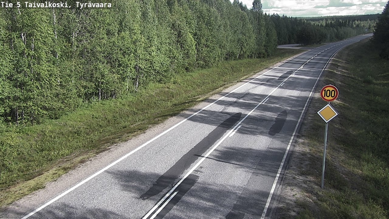 Kelikamerat Kuva Tie 5 Taivalkoski, Tyrävaara, Taivalkoski, Pohjois-Pohjanmaa