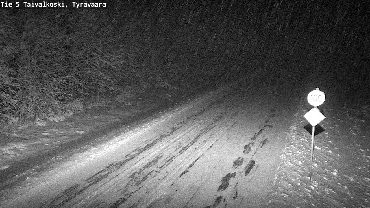 Kelikamerat Kuva Tie 5 Taivalkoski, Tyrävaara, Taivalkoski, Pohjois-Pohjanmaa